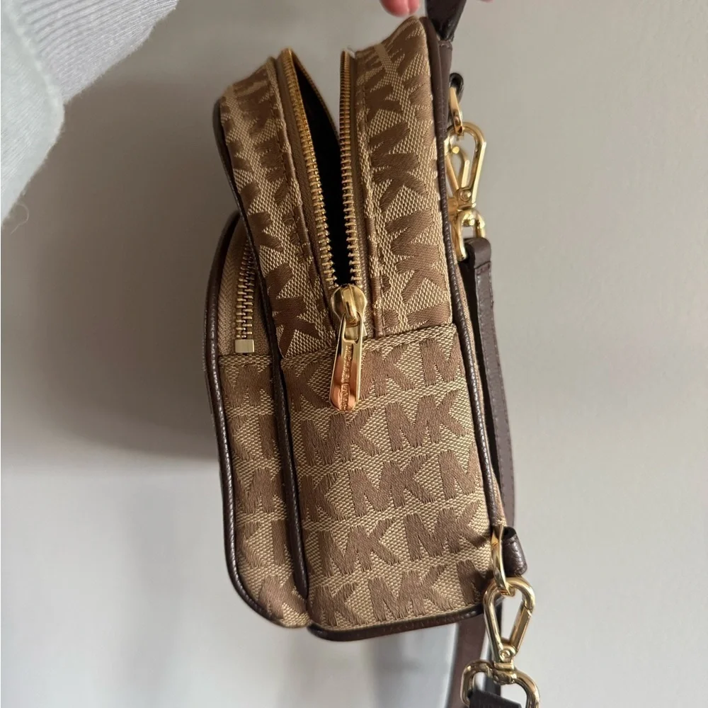 Michael Kors Signature Mini Backpack Brown MK Logo